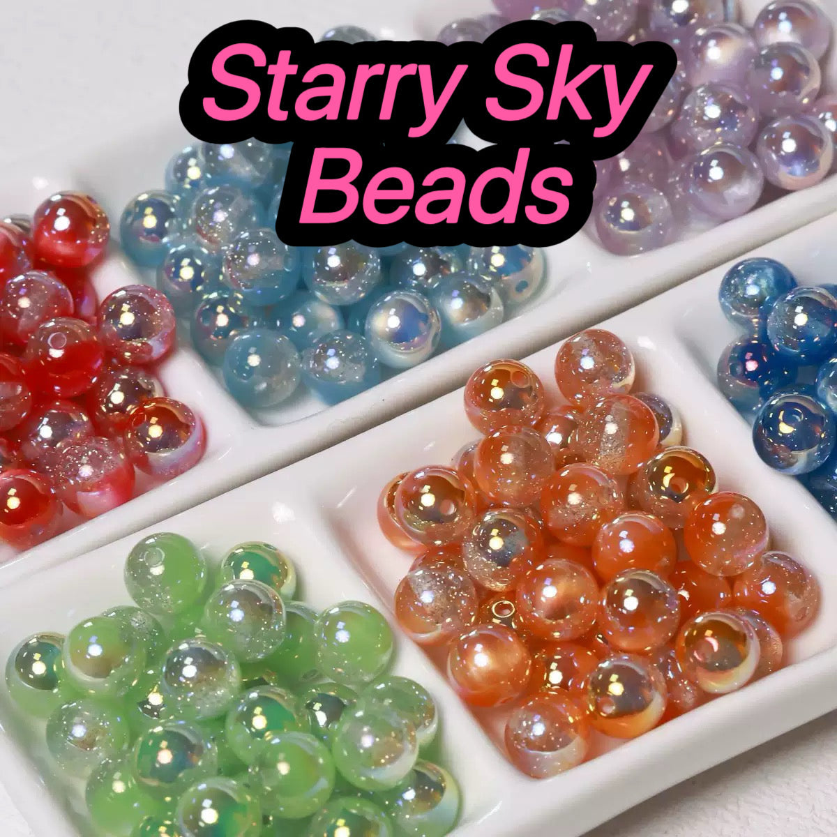 $·*$Lucky Starry Sky Bead Bag