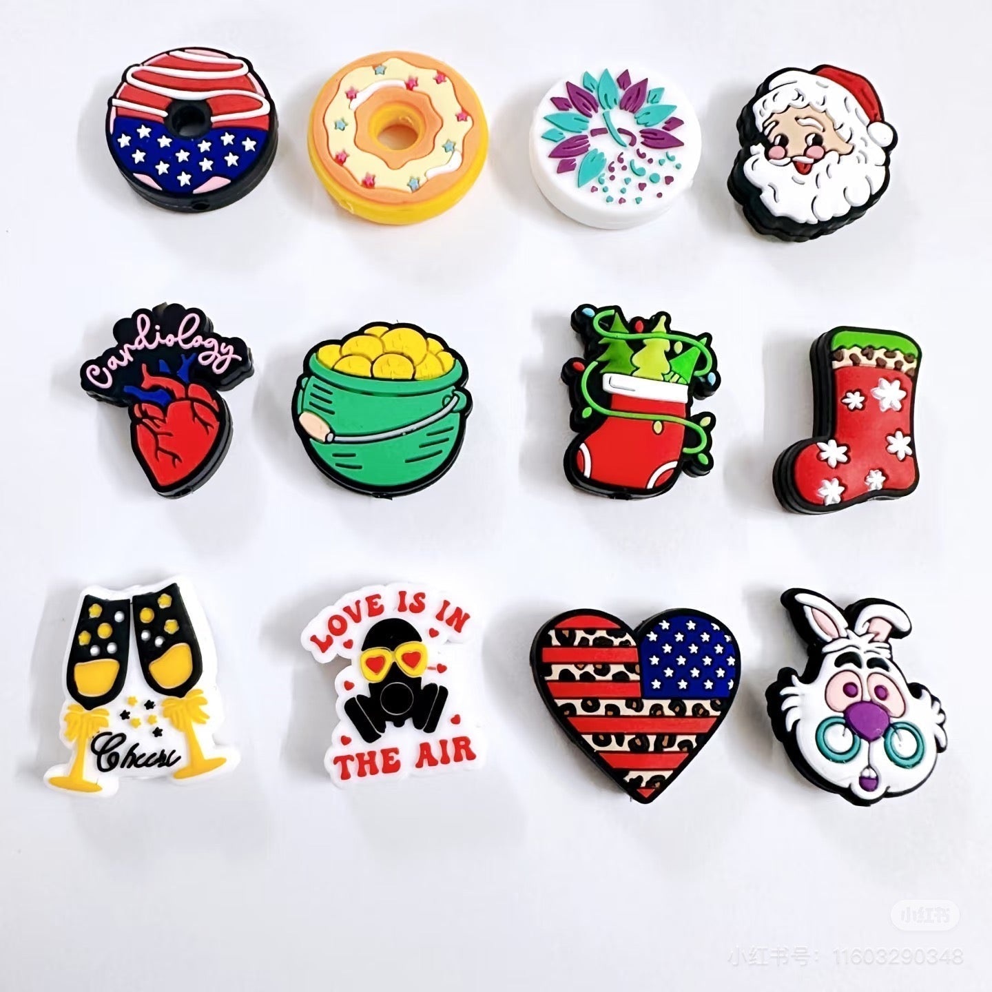 $Lucky Silicone Bead Bag