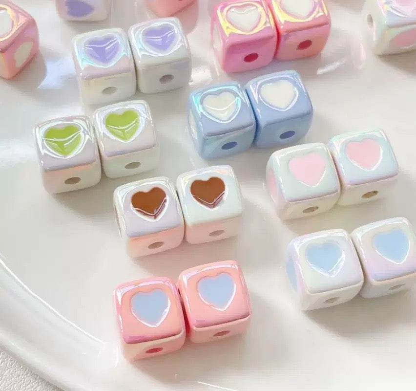 Lucky Acrylic Beads