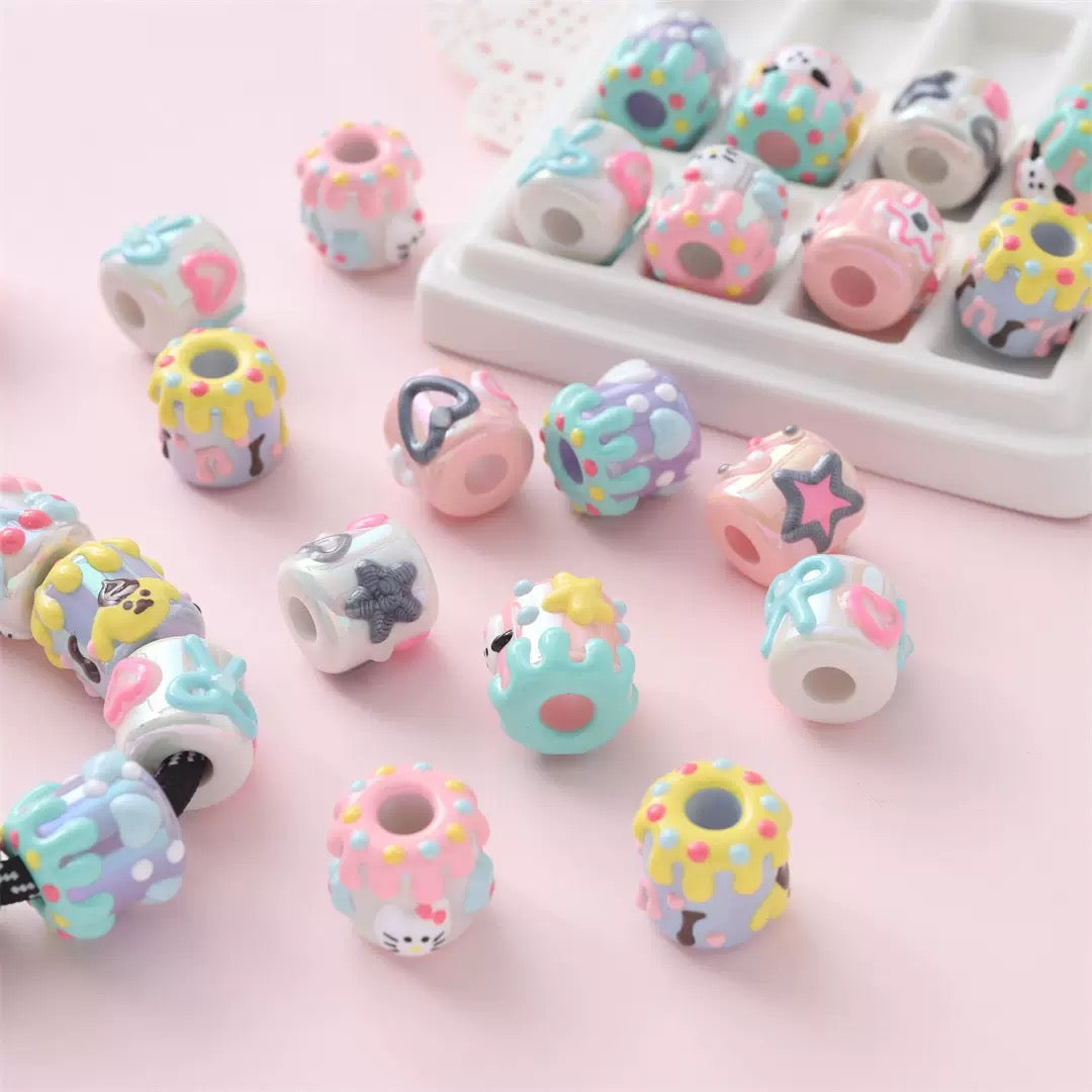 Lucky Acrylic Beads